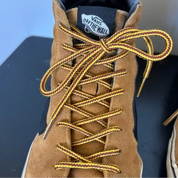 Vans Sk8 Hi Pro Wheat Brown Suede Skate Shoes Sneakers Mens Size 8.5 Womens 10 - Picture 10 of 15